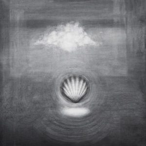 "UNUTRAŠNJI PROSTOR" 100x100cm, ugljen na papiru