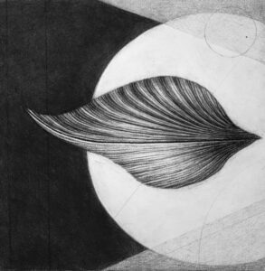 "PUTOPIS" 30x30,22x22,15x15cm,  ugljen i grafit na papiru, (triptih)