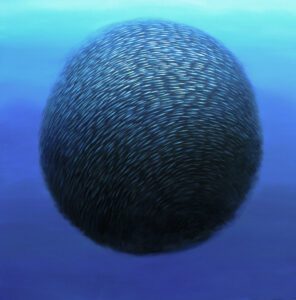 “NISKA ENTROPIJA” 150x150cm, ulje na platnu