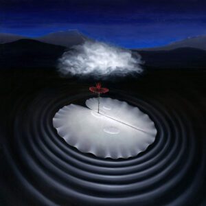 "TAMO DALEKO" 130x130, ulje na platnu