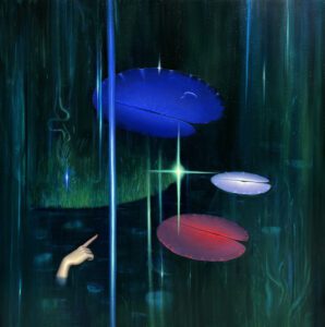 "METANOJA", 140x140cm, ulje na platnu