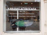 Fotografija sa izložbe (Beograd, Galerija FLU)