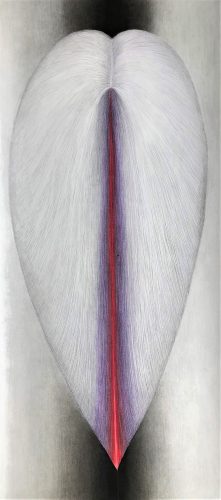 "MATRICA" 150x70cm, ugljen i pastel na papiru