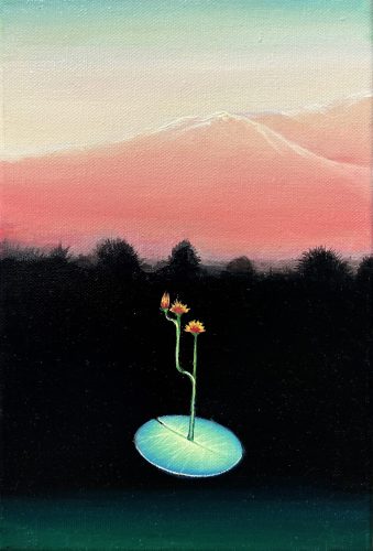 "PREDEO", 30x20cm, ulje na platnu